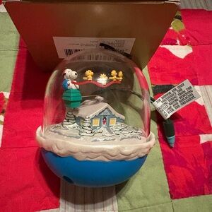 Vintage Hallmark Snoopy Plays Santa